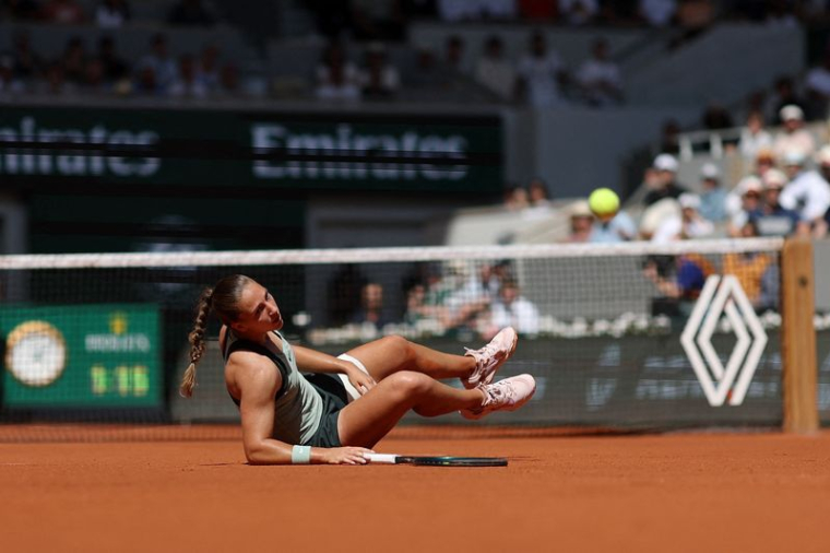 Diane Parry au Roland Garros