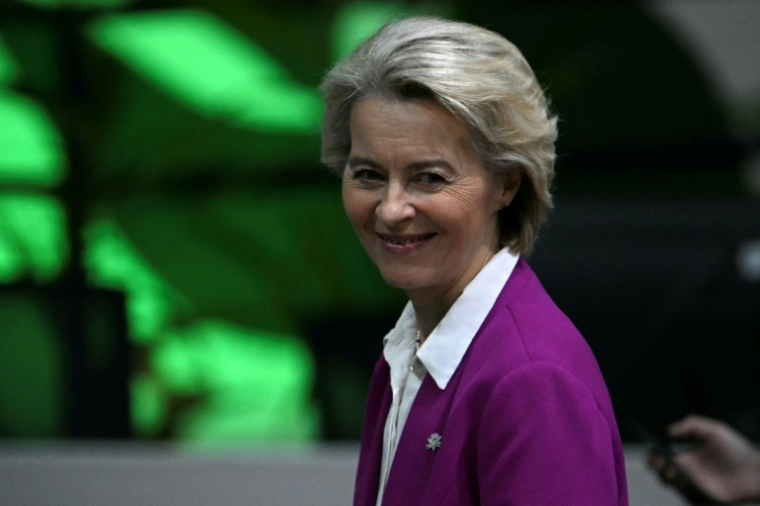 La présidente de la Commission européenne Ursula von der Leyen à Belém (Brésil) le 6 novembre 2025 avant la COP30 ( AFP / Mauro PIMENTEL )