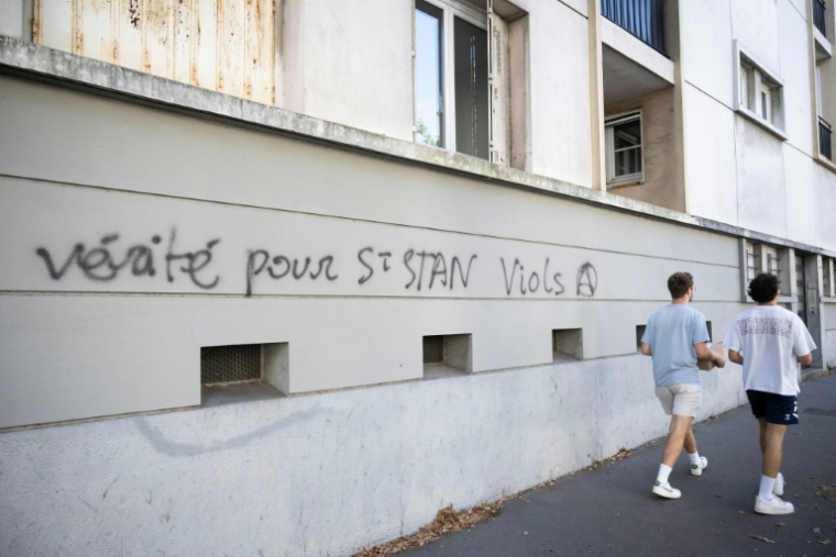 Un façade du collège-lycée catholique Saint-Stanislas de Nantes le 29 août 2025 ( AFP / Loic VENANCE )