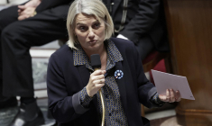 La ministre de la Santé, Stéphanie Rist, à l'Assemblée nationale le 4 novembre 2025. ( AFP / STEPHANE DE SAKUTIN )