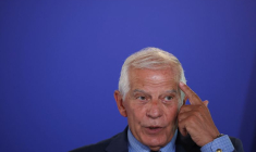 Josep Borrell, Haut Représentant de l'Union européenne pour les Affaires étrangères, s'exprime lors d'une conférence de presse à Tolède, Espagne