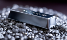 Un lingot de platine. (Crédits: Adobe Stock / image générée pa)