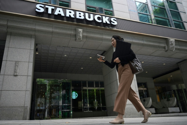 Un café Starbucks à Séoul, le 26 mai 2026 en Corée du Sud ( AFP / Pedro Pardo )