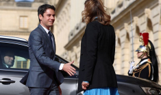 Gabriel Attal et Yaël Braun-Pivet à Versailles