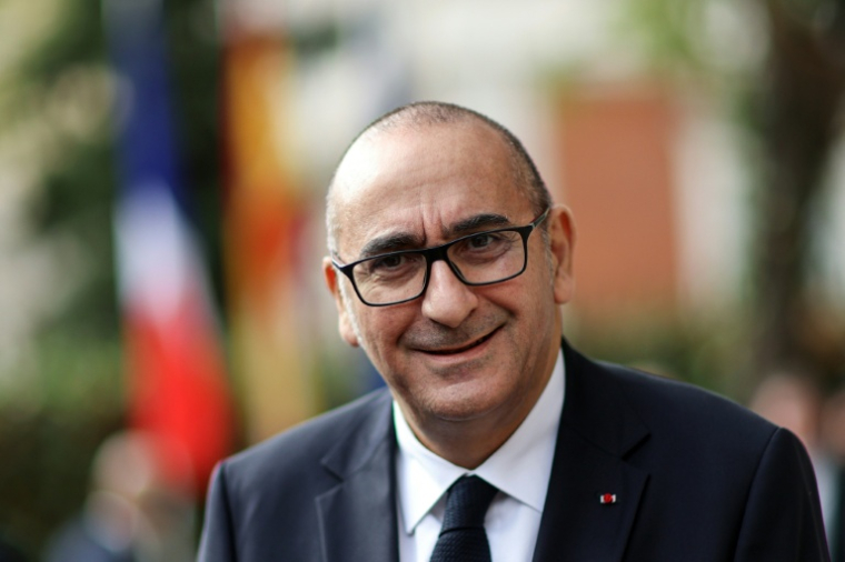 Le ministre français de l'Intérieur Laurent Nunez en déplacement à Espagne, le 24 ctobre 2025 à Madrid ( AFP / OSCAR DEL POZO )