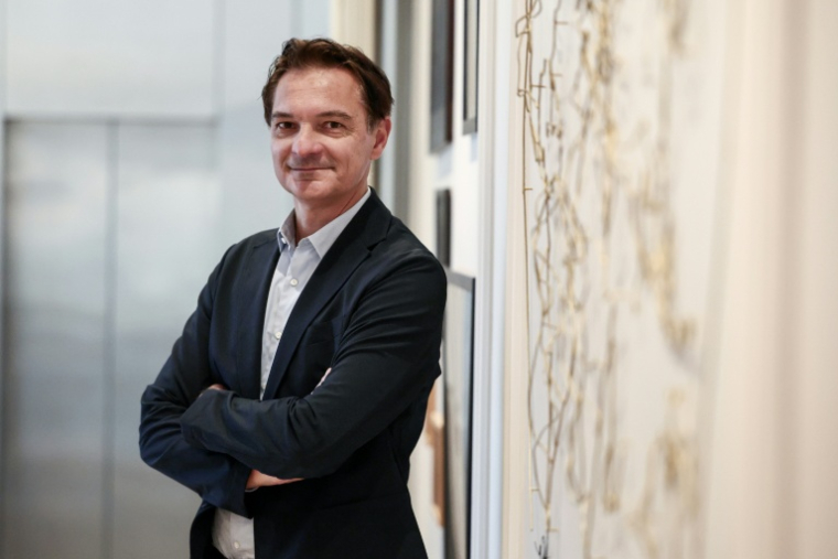 Stéphane Maquaire à Paris le 1er décembre 2025 ( AFP / Thibaud MORITZ )