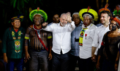 Emmanuel Macron en visite au Brésil