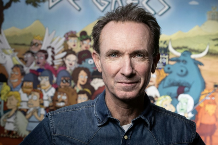 Franck Bondoux, directeur de l'entreprise 9eArt+, le 15 novembre 2019 à Paris ( AFP / JOEL SAGET )