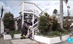 En Floride, les habitants face aux dégâts, destructions et inondations après le passage de l'ouragan Idalia