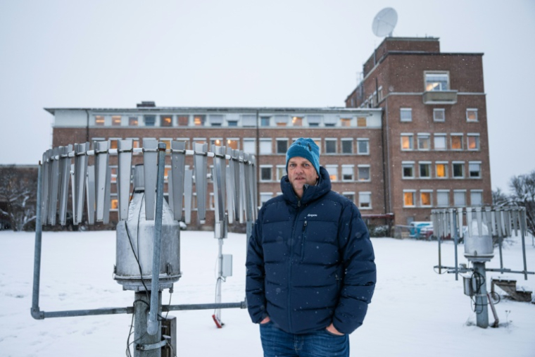 Hans Olav Hygen, climatologue à l'Institut météorologique national, le 6 janvier 2026 à Oslo  ( AFP / Jonathan NACKSTRAND )