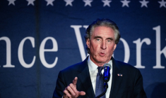 Le ministre américain Doug Burgum lors du G20 énergie à Houston au Texas, le 14 septembre 2026 ( AFP / RONALDO SCHEMIDT )
