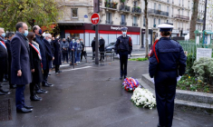 SIX ANS APRÈS LE 13-NOVEMBRE, CÉRÉMONIES D'HOMMAGE AUX VICTIMES