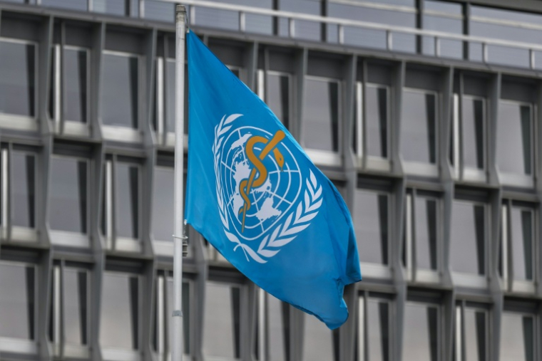Le siège de l'Organisation mondiale de la santé (OMS), à Genève, le 23 avril 2025 ( AFP / Fabrice COFFRINI )