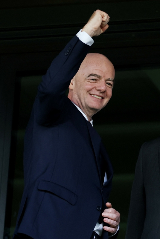 Le président de la FIFA Gianni Infantino