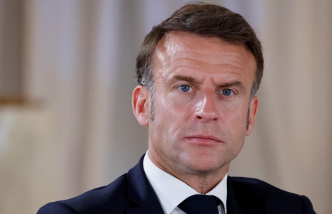 Emmanuel Macron, en juin 2024, à Savelletri (Italie) ( AFP / LUDOVIC MARIN )