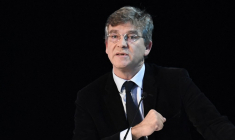 Arnaud Montebourg à Paris, le 21 octobre 2021. ( AFP / STEPHANE DE SAKUTIN )