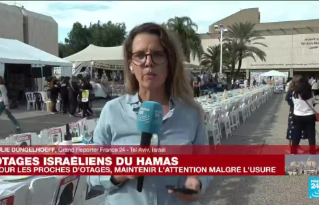 Proche-Orient : des familles et proches d'otages marchent entre Tel Aviv et Jérusalem