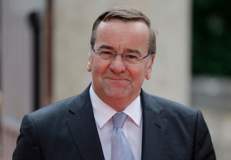 Photo d'archives du ministre allemand de la Défense Boris Pistorius à Paris, en France