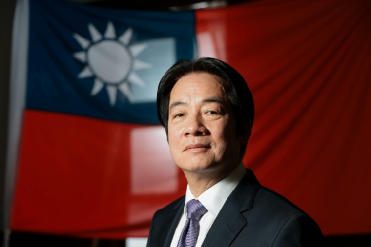 Le président taïwanais Lai Ching-te lors d'un entretien avec l'AFP à Taipei, le 10 février 2026 ( AFP / Yu Chen CHENG )