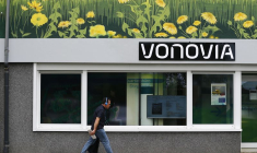 Le logo de la société immobilière allemande Vonovia