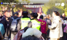 Les Chinois célèbrent le Nouvel An lunaire au Temple des Lamas de Pékin