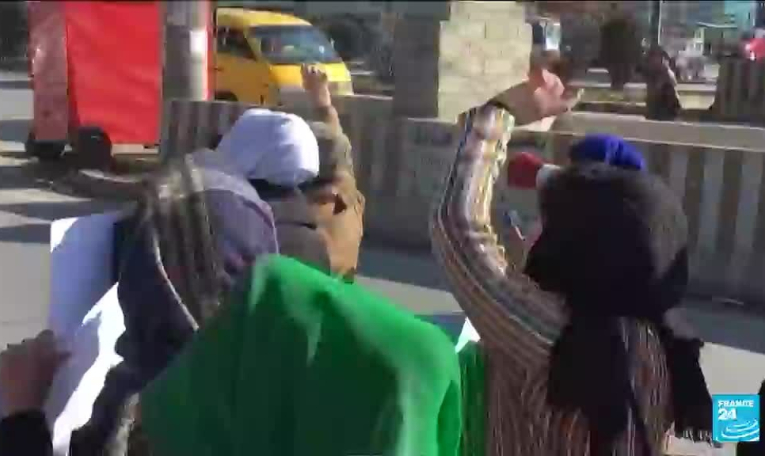 Afghanistan : manifestation de femmes contre la "machine criminelle" talibane