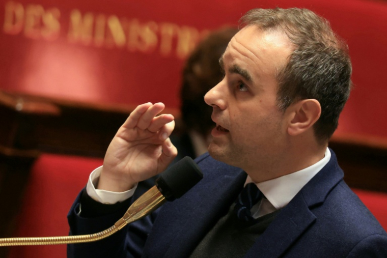 Le Premier ministre Sébastien Lecornu le 18 novembre 2025 à l'Assemblée nationale, à Paris ( AFP / Alain JOCARD )