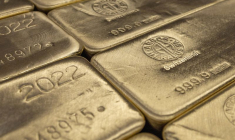 Des lingots d'or sont photographiés dans l'usine d'Argor-Heraeus, à Mendrisio