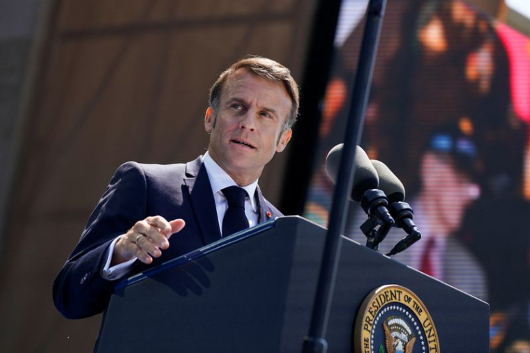 Le président français Emmanuel Macron