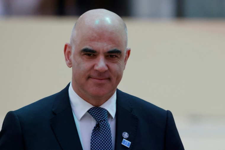 Le secrétaire général du Conseil de l'Europe, Alain Berset, le 11 février 2025 à Paris ( AFP / Ludovic MARIN )
