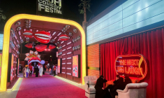 Le Riyadh Comedy Festival, le 6 octobre 2025 en Arabie saoudite ( AFP / Fayez Nureldine )
