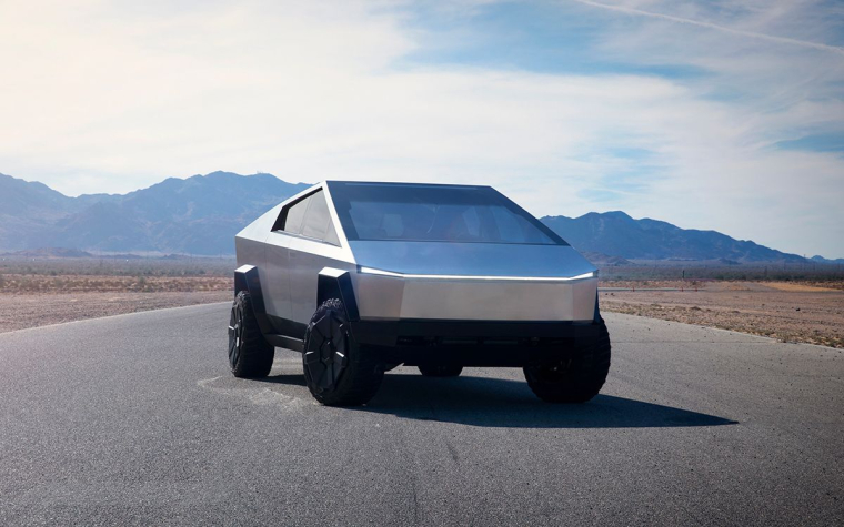 Le Cybertruck de Tesla. (Crédit:  / Tesla)