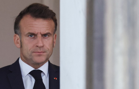 Emmanuel Macron, le 14 juillet 2025, à Paris ( AFP / LUDOVIC MARIN )