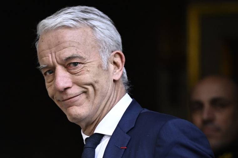 Patrick Martin, en janvier 2024, à Paris ( AFP / JULIEN DE ROSA )