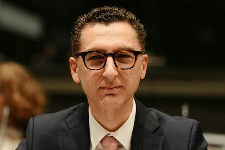 Maxime Saada à Paris, le 29 février 2024. ( AFP / DIMITAR DILKOFF )