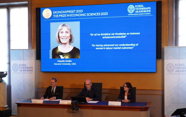 Annonce du prix Nobel d'économie à Stockholm