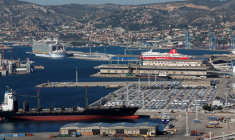 Vue générale du port de Marseille