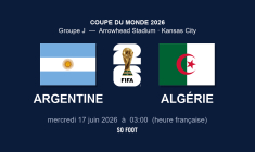 Sur quelle chaîne regarder le match Argentine – Algérie ?