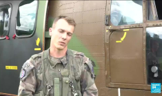 En France, les hélicoptères de l'armée répètent avant le défilé du 14 juillet