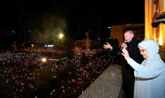 Le président turc Tayyip Erdogan à Ankara, en Turquie