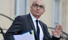 Le ministre de l'Intérieur Laurent Nuñez, le 1er octobre 2026 à Paris  ( AFP / Ludovic MARIN )
