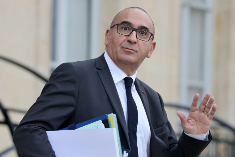 Le ministre de l'Intérieur Laurent Nuñez, le 1er octobre 2026 à Paris  ( AFP / Ludovic MARIN )