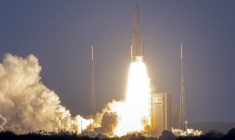 Un lancement à la base de Kourou, en janvier 2020 (illustration) ( AFP / JODY AMIET )