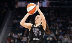 La joueuse des Golden State Valkyries Carla Leite