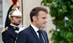 Emmanuel Macron à Paris, le 22 juin 2023. ( AFP / LUDOVIC MARIN )