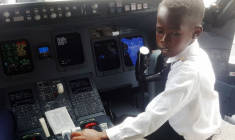 OUGANDA: UN PILOTE DE 7 ANS FAN D'ELON MUSK FAIT SENSATION DANS L'AVIATION