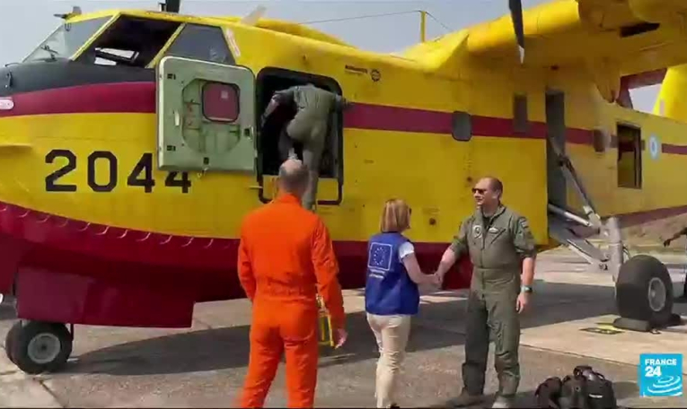 L'Europe vole au secours de la Gironde et des Landes qui flambent