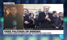 Arménie : rassemblements des soutiens et des opposants à Nikol Pachinian à Erevan