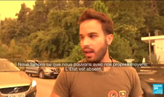 Incendies en Grèce : l'île d'Eubée toujours en proie aux flammes