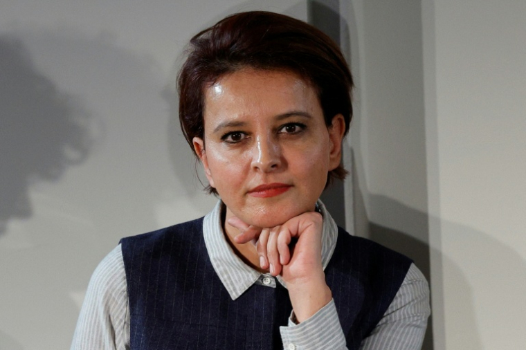 Najat Vallaud-Belkacem le 7 décembre 2023, à Saint-Ouen en Seine-Saint-Denis ( AFP / Geoffroy VAN DER HASSELT )